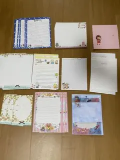 平成レトロ　便箋封筒レターセット詰め合わせ