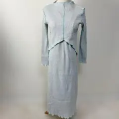 パールズ Pearls 授乳ケープ一体型 リブ素材のマキシ丈ラウンジワンピース