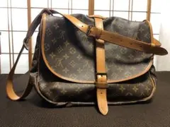 【LOUIS VUITTON 】モノグラム ソミュール35 ショルダーバッグ