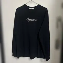 Oyster ロゴ入り ブラック ロンT