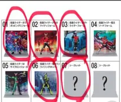 仮面ライダー　Micro statue collection 6個セット