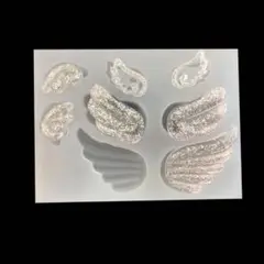 NO 097 シリコンモールド　翼　羽　4種類