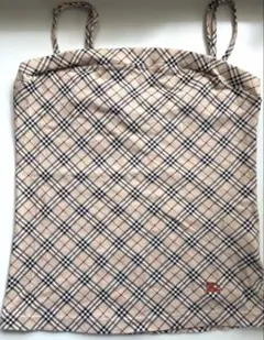 Burberry ノバチェック キャミソール 細ストラップ Y2K 平成ギャル