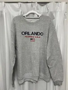 スウェット L 古着 グレー 灰色