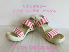【Mサイズ】リゲッタカヌー 阪神タイガース　サンダル　限定　23cm ピンクのサムネイル