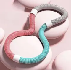 フラフープ エクササイズ用 ピンク ブルーのサムネイル
