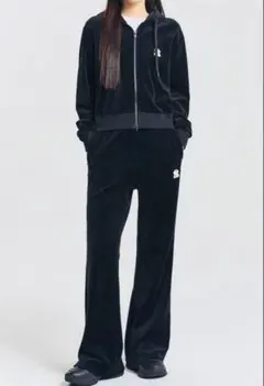 MLB Korea セットアップ　ランニング ジム ヨガ　ピラティス　黒　XS