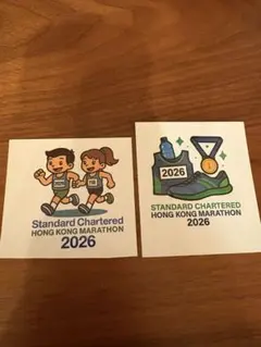 香港マラソン 2026 シール ステッカー
