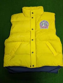 所さん☆CAVALIER キルティングダウンベスト イエロー