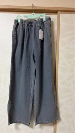 しまむら デニム ワイドパンツ Lサイズ ②のサムネイル