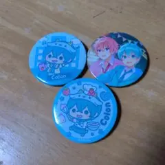 Colon キャラクター 缶バッジ 3個セット コロンくん