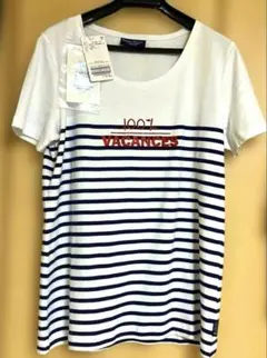 新品タグ付き ベイクルーズ CAPTAIN CORSAIREボーダーTシャツのサムネイル