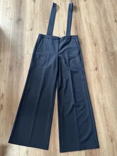 美品！theory セオリー 2way サスペンダー　ワイドパンツ サロペット