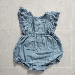 babygap デニムロンパース　size60
