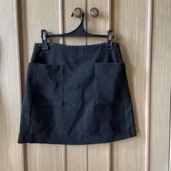GU レディース　ミニスカート　黒　Lサイズ