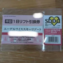エーデルワイス　スキー　リゾート　平日リフト券食事券1300円分セット　4セット 4枚】エーデルワイススキーリゾート リフト券 割引券 スキー場｜Yahoo