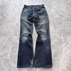Levi's 517 fade black flared denim swag - メルカリ