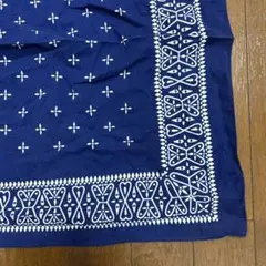 ビンテージバンダナ クロス柄 USA製 1段表記 - メルカリ