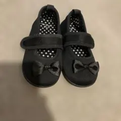 リボン付きブラックフォーマルシューズ 15.0cm