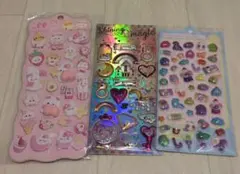 シール　ボンボンドロップ　セット　おしり　ぷにぷに　キラシャカ