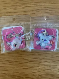 12時間以内発送 KOYA・MANG BT21 めじるしミニチャーム 2点セット