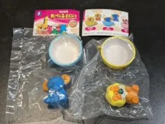 ギンビス　たべっ子どうぶつ　ティータイムパーティーフィギュア　らいおん　ぞう