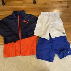 3点セットPUMAジャケットUMBRO短パン140ウインドブレーカーサッカー