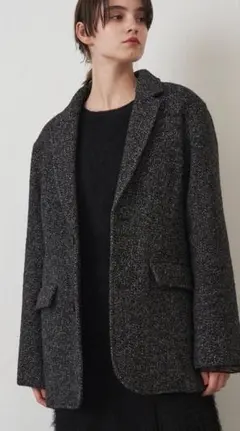PUBLIC TOKYO ダブルクロスノッチドラペルジャケット NAVY 2 - メルカリ