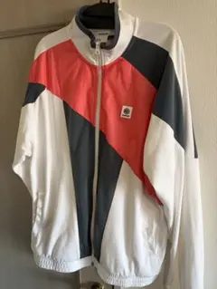 Reebok リーボック　ジャケット ジャンパー ホワイト ロゴ入り