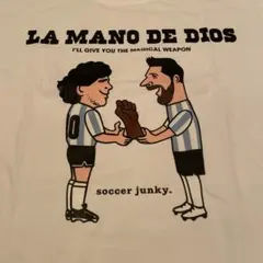 soccer junky Tシャツ LA MANO DE DIOS Lのサムネイル