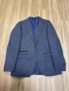 (美品)JOSEPH ABBOUD テーラードジャケット　ツイード　ヘリンボーンのサムネイル