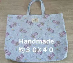 ハンドメイドNo.78ユニコーン柄水色　巾着　バッグ　シューズ　着替え　通学