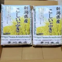 精米済み20キロ【農家直送！】新潟県産こしいぶき 特別栽培米 7年産