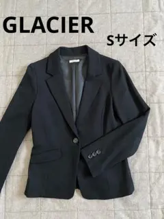 GLACIER テーラードジャケット　ブラック　Sサイズ