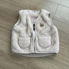 HOT BISCUITS ベビーベスト クリーム色