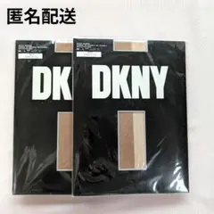 DKNY ダナ・キャラン ストッキング 2足セット M-L ファインベージュ