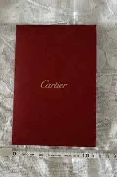 美品　カルティエ Cartier 証明書入れ 純正 紙製ケース　レッド　ブランドのサムネイル