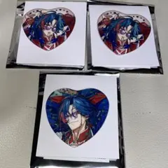 にじさんじ　Rose Valentine 魁星　ハート型缶バッジ