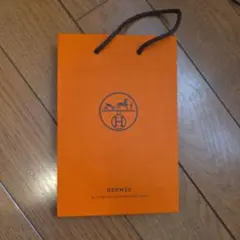 HERMES オレンジ ショップ袋 小型