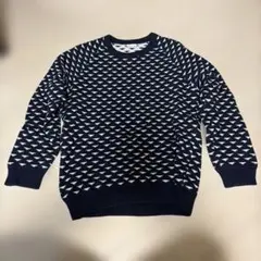 HOMECORE ネイビー トライアングルセーター