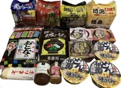金ちゃんラーメン　袋麺　本格レンジご飯　食料品まとめ売りのサムネイル