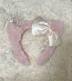 USJ ユニバ キティ カチューシャ ピンク リボン