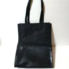 Ys☆ヨウジ ヤマモト☆キャンパス☆レザー切替☆トートバッグ☆A4可☆黒