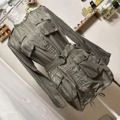 美品　BOSCH ブルゾン　ミリタリージャケット　ライダース　カーキ系