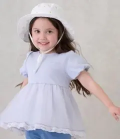 90 petit main 新品 タグ付き チュール ワンピース 女の子 春夏