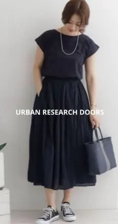 【tyさま専用】URBANRESEARCH DOORSコットンギャザーワンピース
