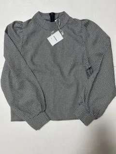 チェックブラウス タグ付き未使用