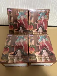 初音ミク Flower Fairy ほうきまつり フィギュア 4個セット 未開封