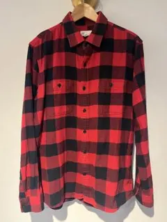 GAP バッファローチェック柄 ネルシャツ L