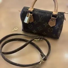 【付属品完備】ルイヴィトン ミニスピーディ モノグラム ハンドバッグ 2way